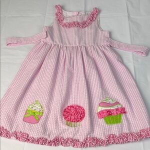Emily Rose Pink and Green Cupcake Dress